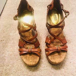 Michael kors wedge sandals